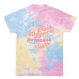 Short Sleeve T-Shirt - Forget The Glass Slippers Tie Dye