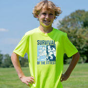 Hockey Short Sleeve Performance Tee - Survival of the Fittest