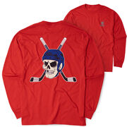 Hockey Tshirt Long Sleeve - Chill to the Bone (Back Design)