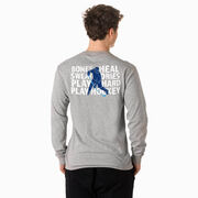 Hockey Tshirt Long Sleeve - Bones Heal Hockey (Back Design) 