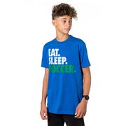 Soccer T-Shirt Short Sleeve Eat. Sleep. Soccer.