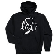 Girls Lacrosse Hooded Sweatshirt - Lax Shamrock