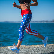 Running Performance Capris - USA