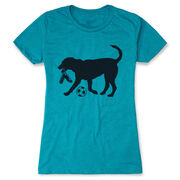 Soccer Women's Everyday Tee - Spot The Soccer Dog