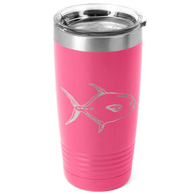 Fly Fishing 20 oz. Double Insulated Tumbler - Permit Flats