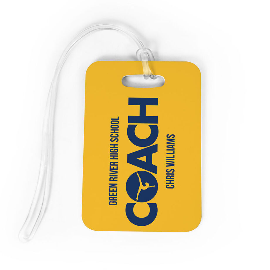 Gymnastics Bag/Luggage Tag - Personalized Coach - Personalization Image