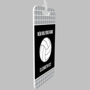 Volleyball Bag/Luggage Tag - Personalized Volleyball Team with Ball