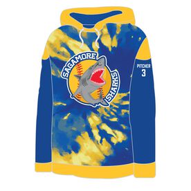 ChalkTalk Custom Team Hoodie - Softball Tie-Dye