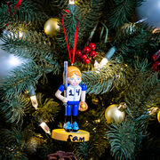 Softball Ornament - Softball Player Nutcracker