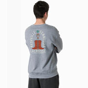 Guys Lacrosse Crewneck Sweatshirt - Nashville Lacrosse (Back Design)