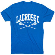 Guys Lacrosse Short Sleeve T-Shirt - Crossed Sticks