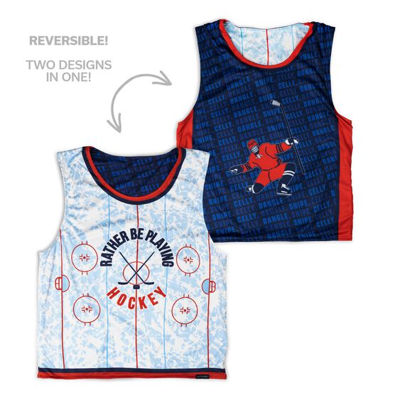 Hockey Reversible Pinnie - Rather Be Playing