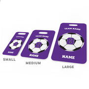 Soccer Bag/Luggage Tag - Personalized Soccer Team Ball