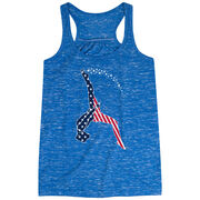 Gymnastics Flowy Racerback Tank Top - Stars and Stripes Gymnast