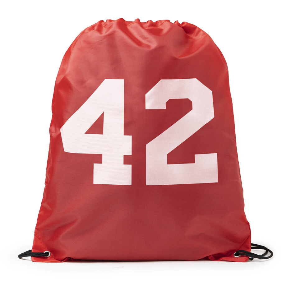 Personalized Cinch Sack - Team Number - Personalization Image