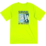 Hockey Short Sleeve Performance Tee - Survival of the Fittest