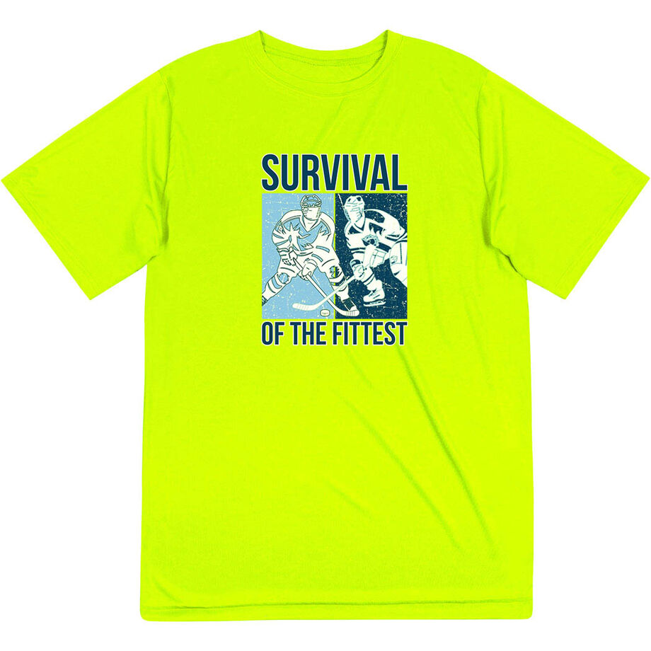 Hockey Short Sleeve Performance Tee - Survival of the Fittest