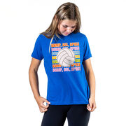 Volleyball Short Sleeve T-Shirt - Bump, Set, Spike