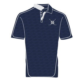 Custom Team Short Sleeve Polo Shirt - Hockey Retro