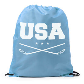 Hockey Drawstring Backpack - USA