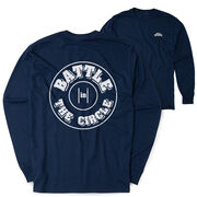 Wrestling Tshirt Long Sleeve - Battle In Circle (Back Design)