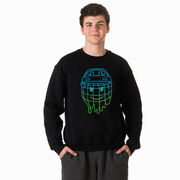 Hockey Crewneck Sweatshirt - Have An Ice Day Smiley
