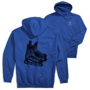 Hockey Hooded Sweatshirt - Play Hockey (Back Design)