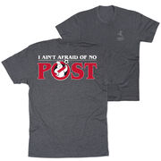 Soccer Short Sleeve T-Shirt - Ain't Afraid Of No Post (Back Design)