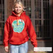 Tennis Hooded Sweatshirt - Serve's Up