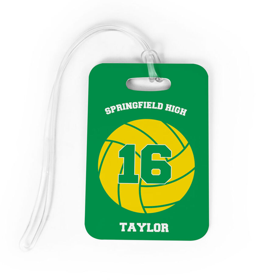 Volleyball Bag/Luggage Tag - Personalized Volleyball Team