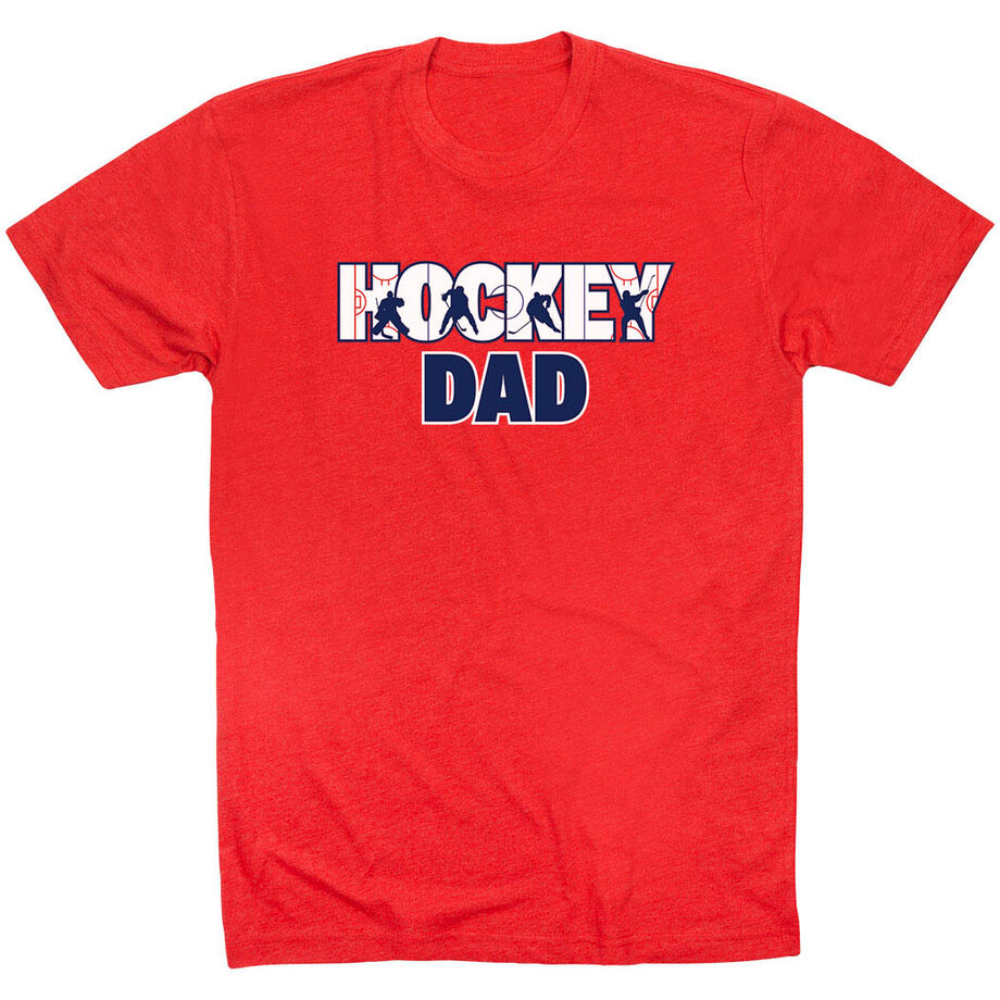 Hockey Short Sleeve T-Shirt - Hockey Dad Life