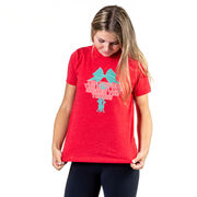 Cheerleading Short Sleeve T-Shirt - The Bigger the Bow