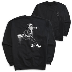 Soccer Crewneck Sweatshirt - Santa Player (Back Design)