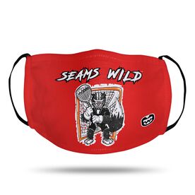 Seams Wild Lacrosse Face Mask - Vermin