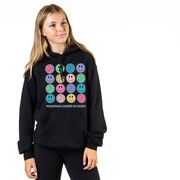 Volleyball Hooded Sweatshirt - Volleyball Makes Me Happy