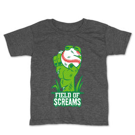 Baseball Toddler Short Sleeve Shirt - Field Of Screams