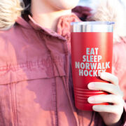 Hockey 20 oz. Double Insulated Tumbler - Personalized Eat Sleep Hockey