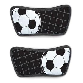 Soccer Repwell&reg; Sandal Straps - Ball Reflected [Black/Womens 5.5 / Youth Size 4] - SS