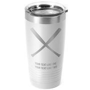 Softball 20 oz. Double Insulated Tumbler - Crossed Bats Icon