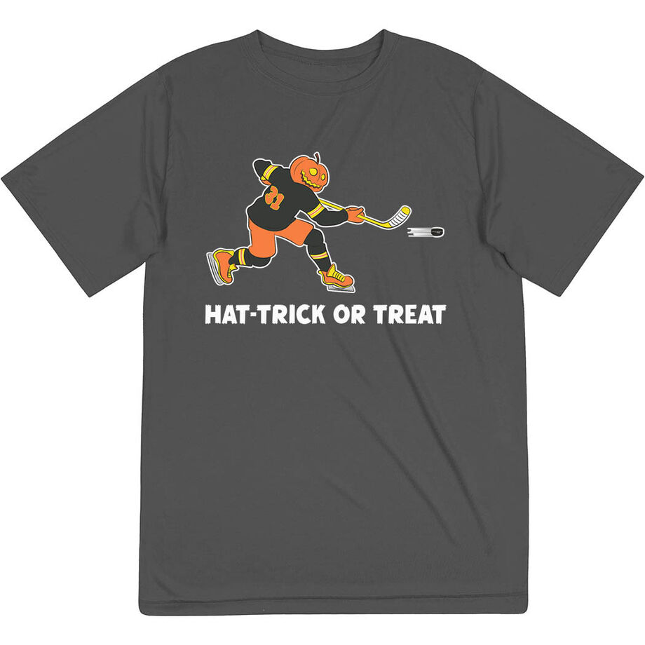 Hockey Short Sleeve Performance Tee - Hat-Trick or Treat