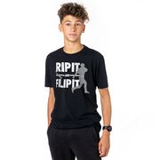 Baseball Tshirt Short Sleeve Rip It Flip It