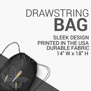 Baseball Drawstring Backpack - It's Bats 