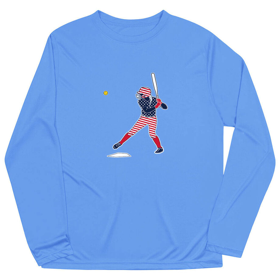 Softball Long Sleeve Performance Tee - Softball Star