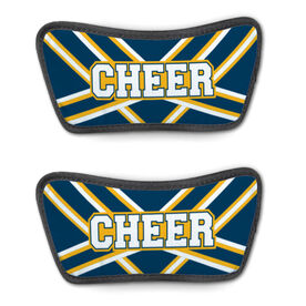Cheerleading Repwell&reg; Sandal Straps - Cheer Stripes [Navy/Gold/Womens 6.5] - SS