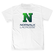 Lacrosse Short Sleeve Velocitee Performance Shirt - Norwalk - White