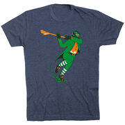 Guys Lacrosse Short Sleeve T-Shirt - Lacrosse Leprechaun