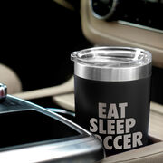 Soccer 20 oz. Double Insulated Tumbler - Eat Sleep Soccer