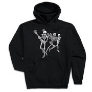 Guys Lacrosse Hooded Sweatshirt - Skeleton Offense