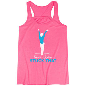 Gymnastics Flowy Racerback Tank Top - Been There Stuck That