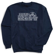 Soccer Crewneck Sweatshirt - Just Kickin' It